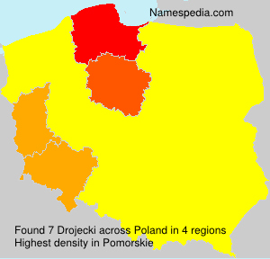 Surname Drojecki in Poland Surname Drojecki in Poland