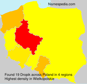 Surname Dropik in Poland Surname Dropik in Poland