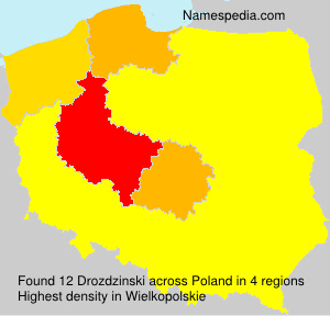 Surname Drozdzinski in Poland Surname Drozdzinski in Poland