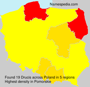 Surname Drucis in Poland Surname Drucis in Poland