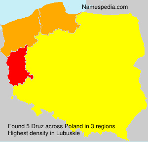 Surname Druz in Poland Surname Druz in Poland