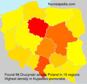 Surname Druzynski in Poland Surname Druzynski in Poland
