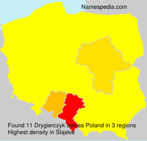 Surname Drygierczyk in Poland Surname Drygierczyk in Poland