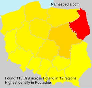 Surname Dryl in Poland Surname Dryl in Poland