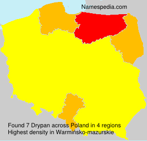 Surname Drypan in Poland Surname Drypan in Poland