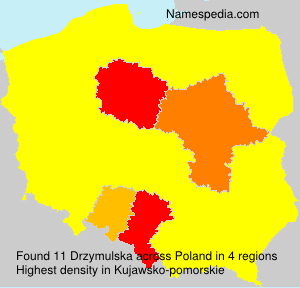 Surname Drzymulska in Poland Surname Drzymulska in Poland