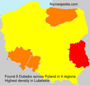 Surname Dubejko in Poland Surname Dubejko in Poland
