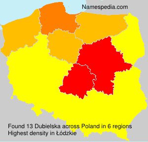 Surname Dubielska in Poland Surname Dubielska in Poland