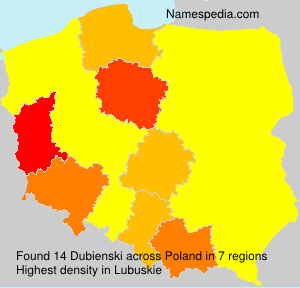 Surname Dubienski in Poland Surname Dubienski in Poland