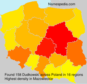 Surname Dudkowski in Poland Surname Dudkowski in Poland
