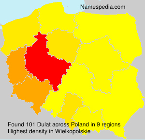 Surname Dulat in Poland Surname Dulat in Poland
