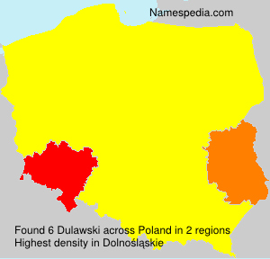 Surname Dulawski in Poland Surname Dulawski in Poland