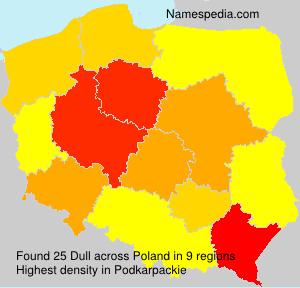 Surname Dull in Poland Surname Dull in Poland