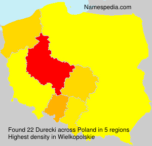 Surname Durecki in Poland Surname Durecki in Poland