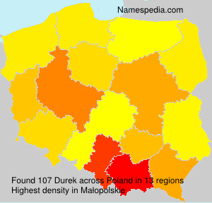 Surname Durek in Poland Surname Durek in Poland