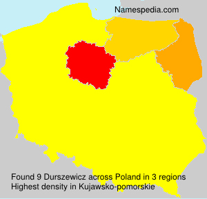 Surname Durszewicz in Poland Surname Durszewicz in Poland