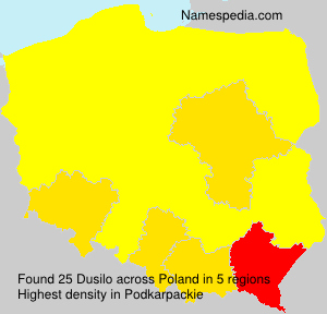 Surname Dusilo in Poland Surname Dusilo in Poland