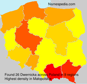 Surname Dwernicka in Poland Surname Dwernicka in Poland