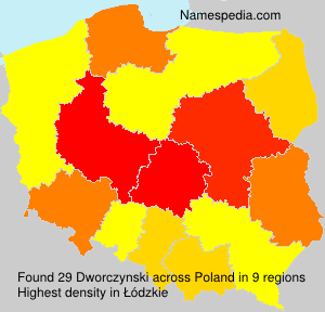 Surname Dworczynski in Poland Surname Dworczynski in Poland