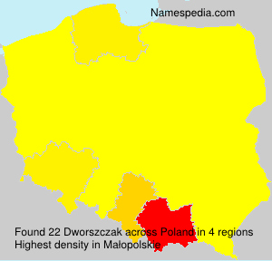 Surname Dworszczak in Poland Surname Dworszczak in Poland