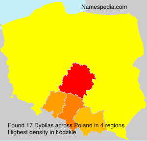 Surname Dybilas in Poland Surname Dybilas in Poland