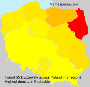 Surname Dyczewski in Poland Surname Dyczewski in Poland
