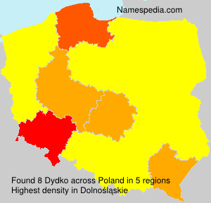 Surname Dydko in Poland Surname Dydko in Poland