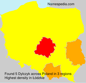 Surname Dylczyk in Poland Surname Dylczyk in Poland