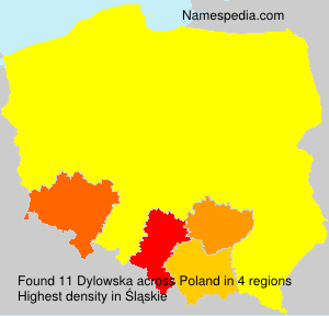 Surname Dylowska in Poland Surname Dylowska in Poland