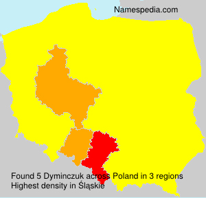 Surname Dyminczuk in Poland