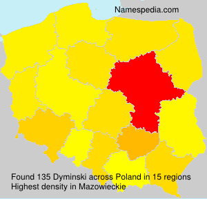 Surname Dyminski in Poland Surname Dyminski in Poland