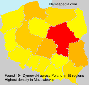 Surname Dymowski in Poland Surname Dymowski in Poland