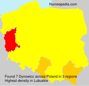 Surname Dynowicz in Poland Surname Dynowicz in Poland