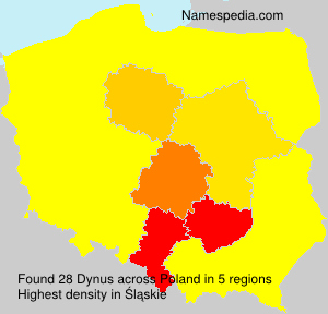 Surname Dynus in Poland Surname Dynus in Poland