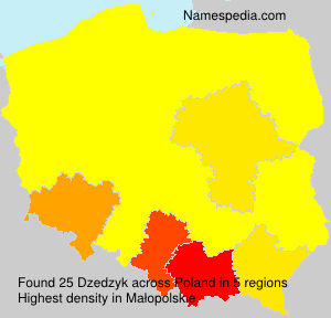Surname Dzedzyk in Poland Surname Dzedzyk in Poland