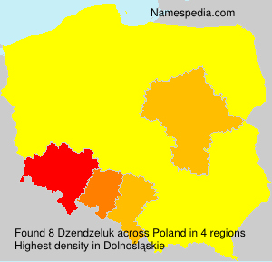Surname Dzendzeluk in Poland Surname Dzendzeluk in Poland