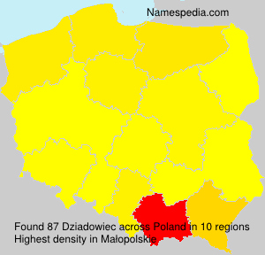 Surname Dziadowiec in Poland Surname Dziadowiec in Poland