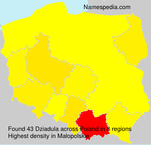 Surname Dziadula in Poland Surname Dziadula in Poland
