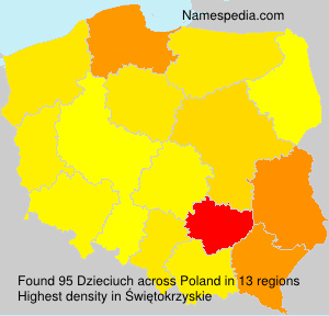Surname Dzieciuch in Poland Surname Dzieciuch in Poland