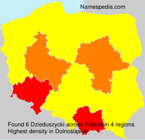 Surname Dzieduszycki in Poland Surname Dzieduszycki in Poland