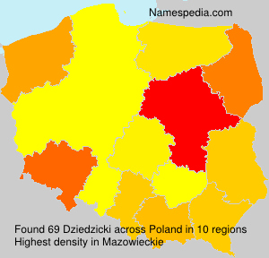 Surname Dziedzicki in Poland Surname Dziedzicki in Poland