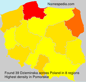 Surname Dzieminska in Poland Surname Dzieminska in Poland