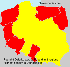 Surname Dzierko in Poland Surname Dzierko in Poland