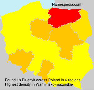 Surname Dziezyk in Poland Surname Dziezyk in Poland