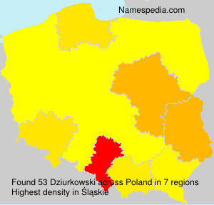 Surname Dziurkowski in Poland Surname Dziurkowski in Poland