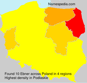 Surname Ebner in Poland Surname Ebner in Poland