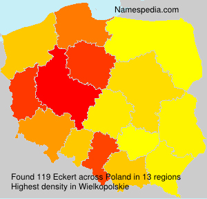 Surname Eckert in Poland Surname Eckert in Poland