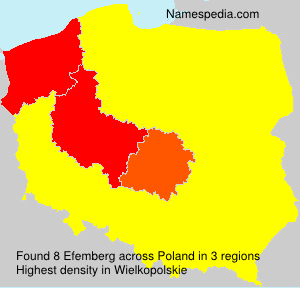 Surname Efemberg in Poland Surname Efemberg in Poland