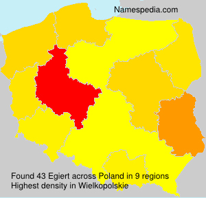 Surname Egiert in Poland Surname Egiert in Poland