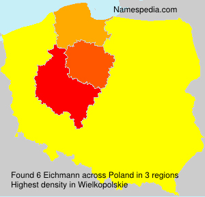 Surname Eichmann in Poland Surname Eichmann in Poland